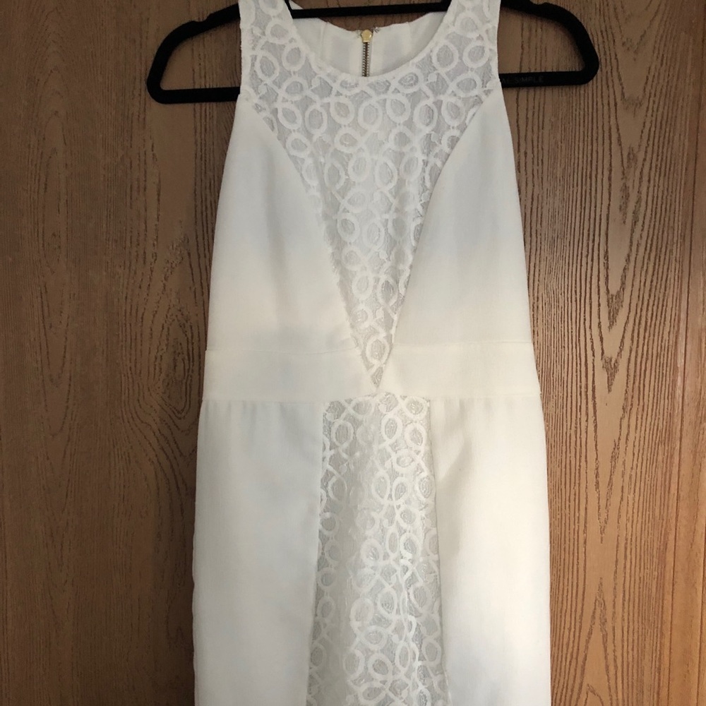 White lace dress